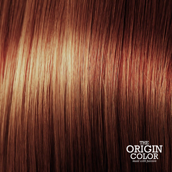 Професионална амонячна боя за коса - Nook The Origin Color 100 мл - Nook the origin permanent hair color 543 light golden copper chestnut brown 100ml