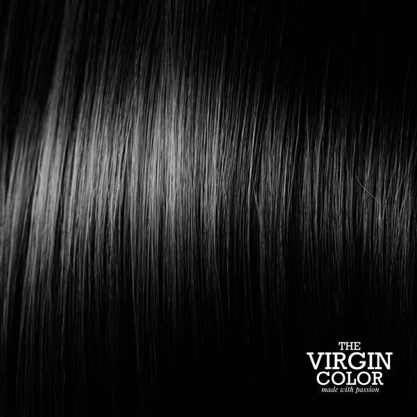 Професионална без амонячна боя за коса - Nook The Virgin Color 100 мл - The virgin color permanent hair color without ammonia 10 black 100ml
