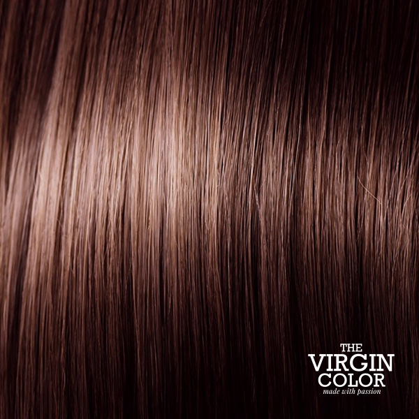 Професионална без амонячна боя за коса - Nook The Virgin Color 100 мл - The virgin color permanent hair color without ammonia 575 chestnut brown chocolate 100ml