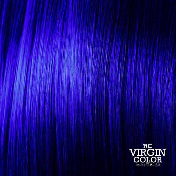 Професионална без амонячна боя за коса - Nook The Virgin Color 100 мл - The virgin color permanent hair color without ammonia metallic blue 100ml