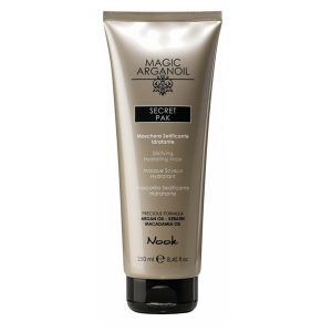 Хидратираща маска за копринено мека коса с арган - Nook Magic Arganoil Secret Pak - 250ml