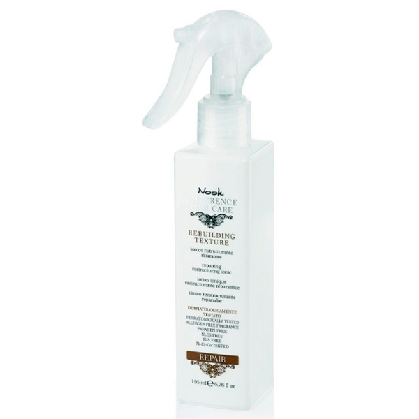 Подхранващ лечебен тоник за суха, безжизнена и стресирана коса – Difference Hair Care Repair Rebuilding Texture- 195ml