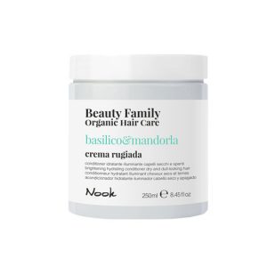 ХИДРАТИРАЩ БАЛСАМ ЗА СУХА КОСА БЕЗ БЛЯСЪК – NOOK-BEAUTY FAMILY -BASILICO & MANDORLA- 250ml
