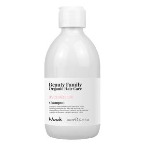 ОМЕКОТЯВАЩ ШАМПОАН ЗА ДЕЛИКАТНА И ТЪНКА КОСА – NOOK-BEAUTY FAMILY -AVENA & RISO- 300ml