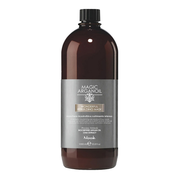 Интензивно подхранваща реконструираща маска за увредена стресирана коса - Nook Magic Arganoil Wonderful Rebuilding Mask- 1000ml