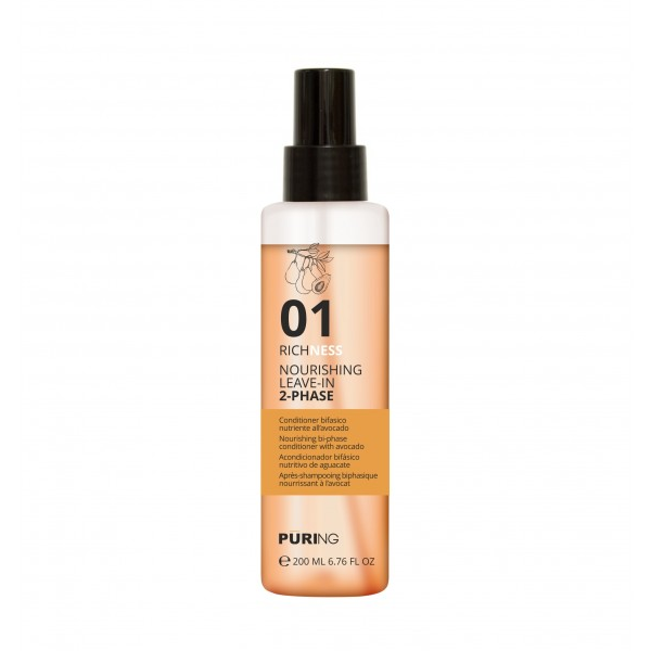 Двуфазен подхранващ балсам за коса без отмиване –PURING -RICHNESS- 200ml