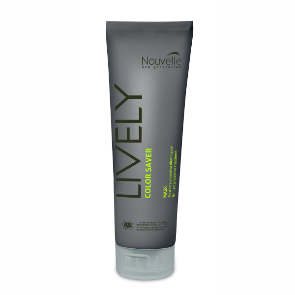 Маска за блясък и защита на цвета при боядисана коса - Nouvelle - Lively Color Saver Mask 250ml