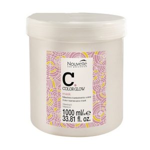 Кисела маска за поддръжка на цвета за боядисана коса с витамин Е- Nouvelle Color Glow Mask-1000 ml