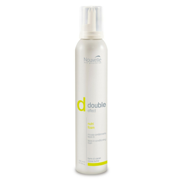 Кондициониращ подхранващ мус пяна за коса с какаово масло- Nouvelle - Double Effect Nutri foam 200ml