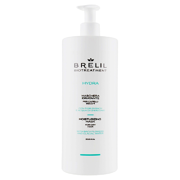 Дълбоко хидратираща маска за суха и увредена коса- Brelil - Biotreatment Hydra Moisturizing Mask 1000ml