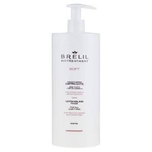 Маска за лесно разресване и разплитане на всеки тип коса- Brelil – Biotreatment Soft Untangling Mask 1000ml