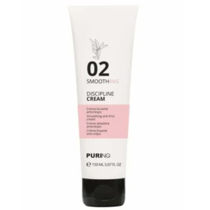 Изглаждащ anti-frizz крем за къдрава, непокорна и пореста коса –PURING -Smoothing Discipline Cream- 150ml