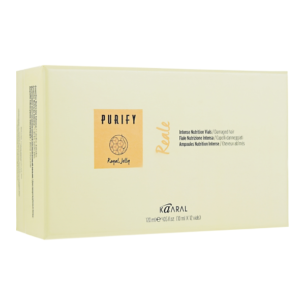Интензивно възстановяващи ампули за коса - Kaaral Purify Reale Vials - 12x10ml