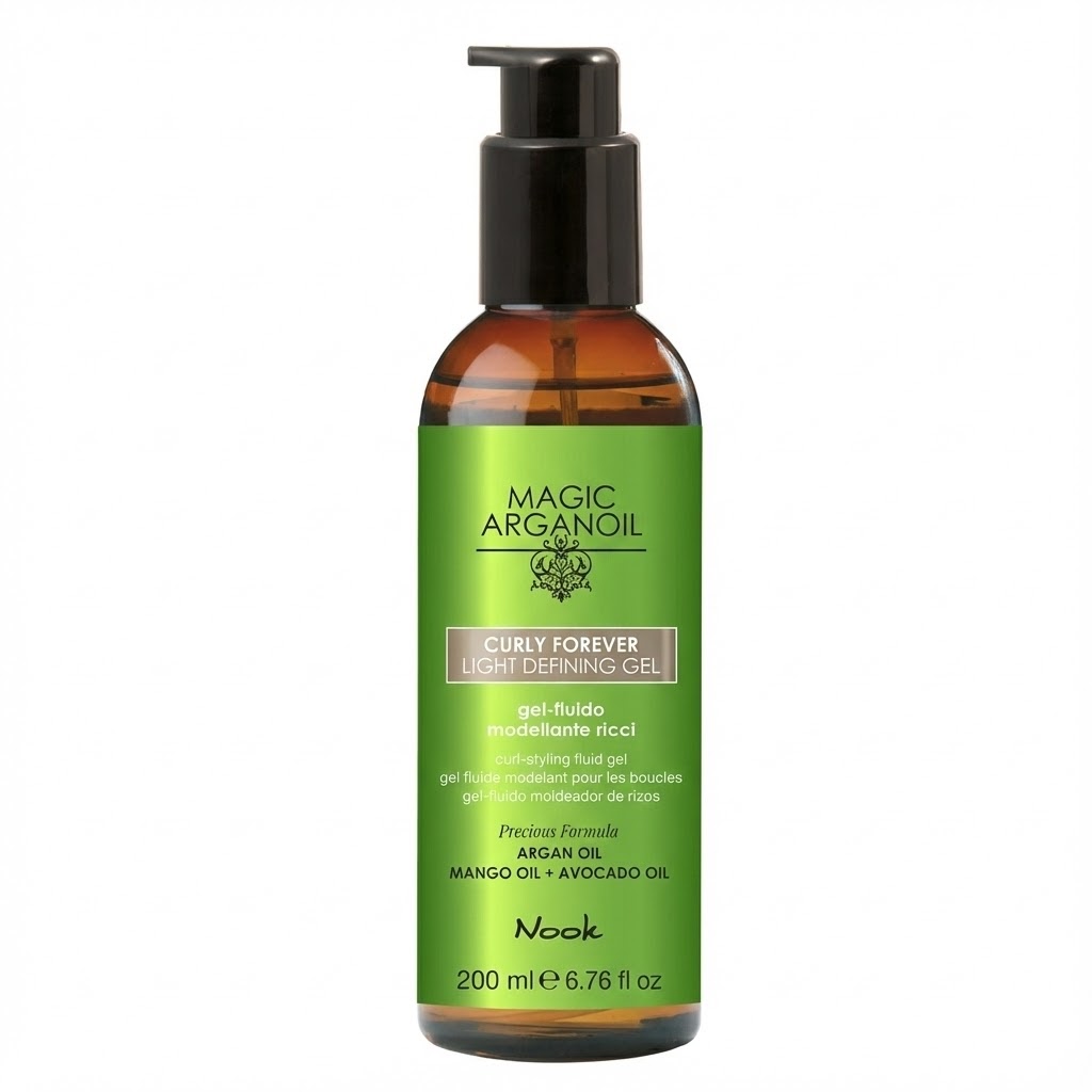 Гел за оформяне на къдрици за къдрава и чуплива коса Nook Curly forever Light Defining Gel 200ml