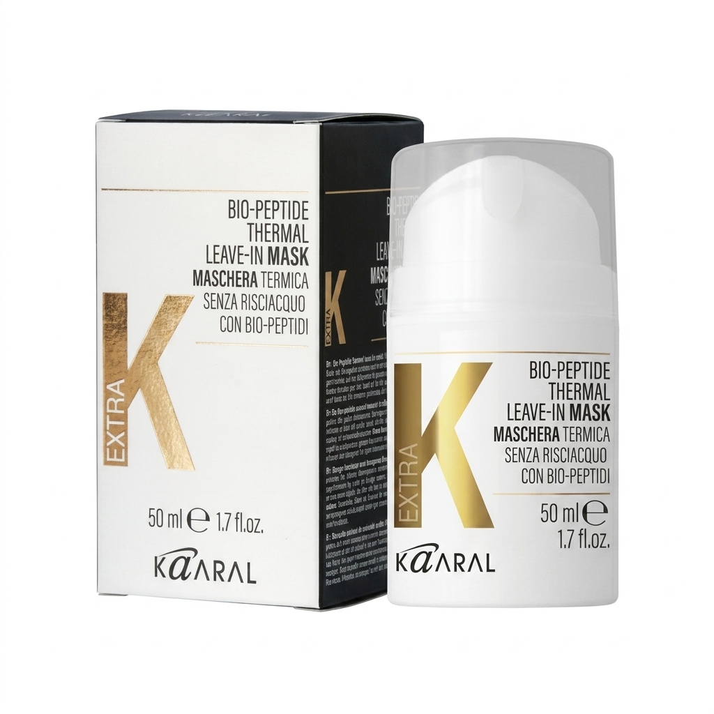 Възстановяваща маска за увредена коса без измиване - Kaaral Extra K Leave-In Peptide Mask - 50ml