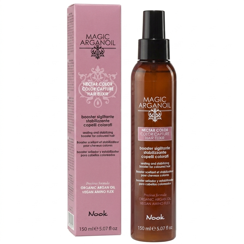 Спрей за задържане на цвета без отмиване - Nook Magic Argan Nectar Color Capture Hair Elixir 150 мл