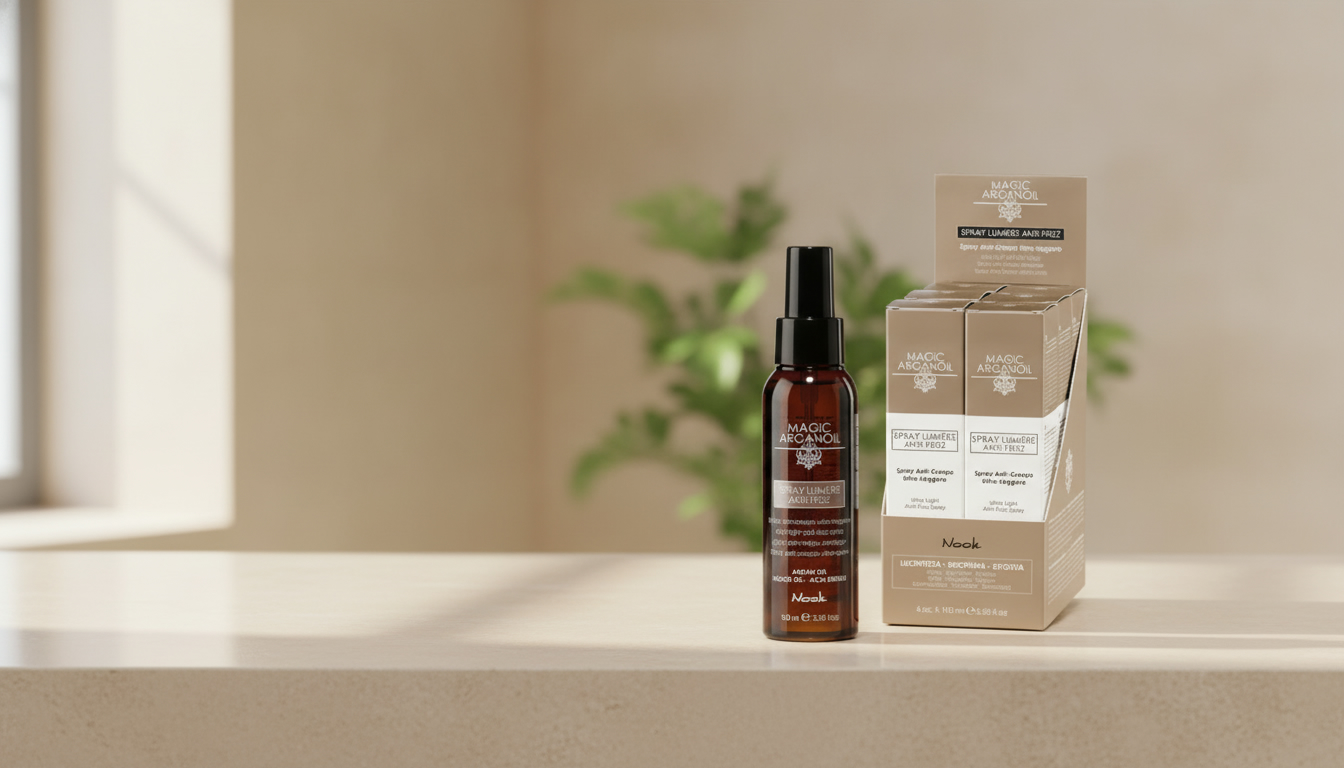 Nook Magic Arganoil Anti-Frizz изглаждащ спрей за коса