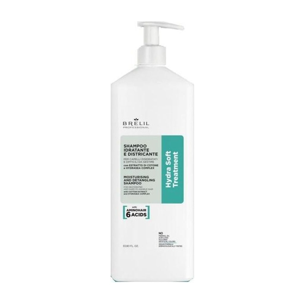 Хидратиращ шампоан без силикони Brelil Hydra Soft 1000 мл